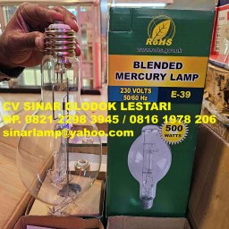 Lampu Mercury ML 500 Watt E40 Clear